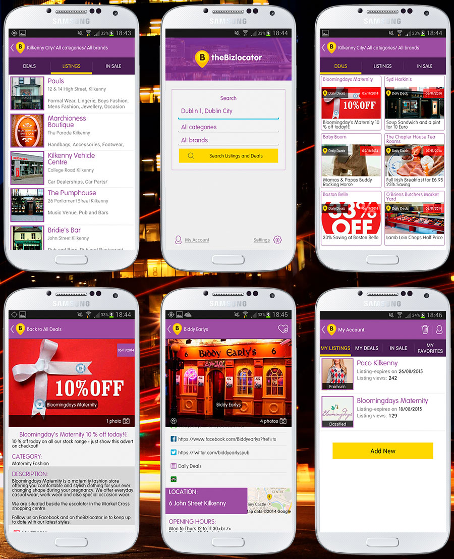 Business Directory and Daily Deals Website Design in London UK